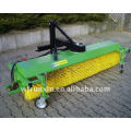 Tractor mounted 3 point hitch road sweeper